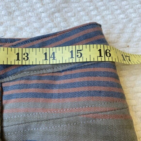 Horny Toad Neutral Tones Quilted Striped Women's Casual Mini Skirt Size 6 - Picture 5 of 8